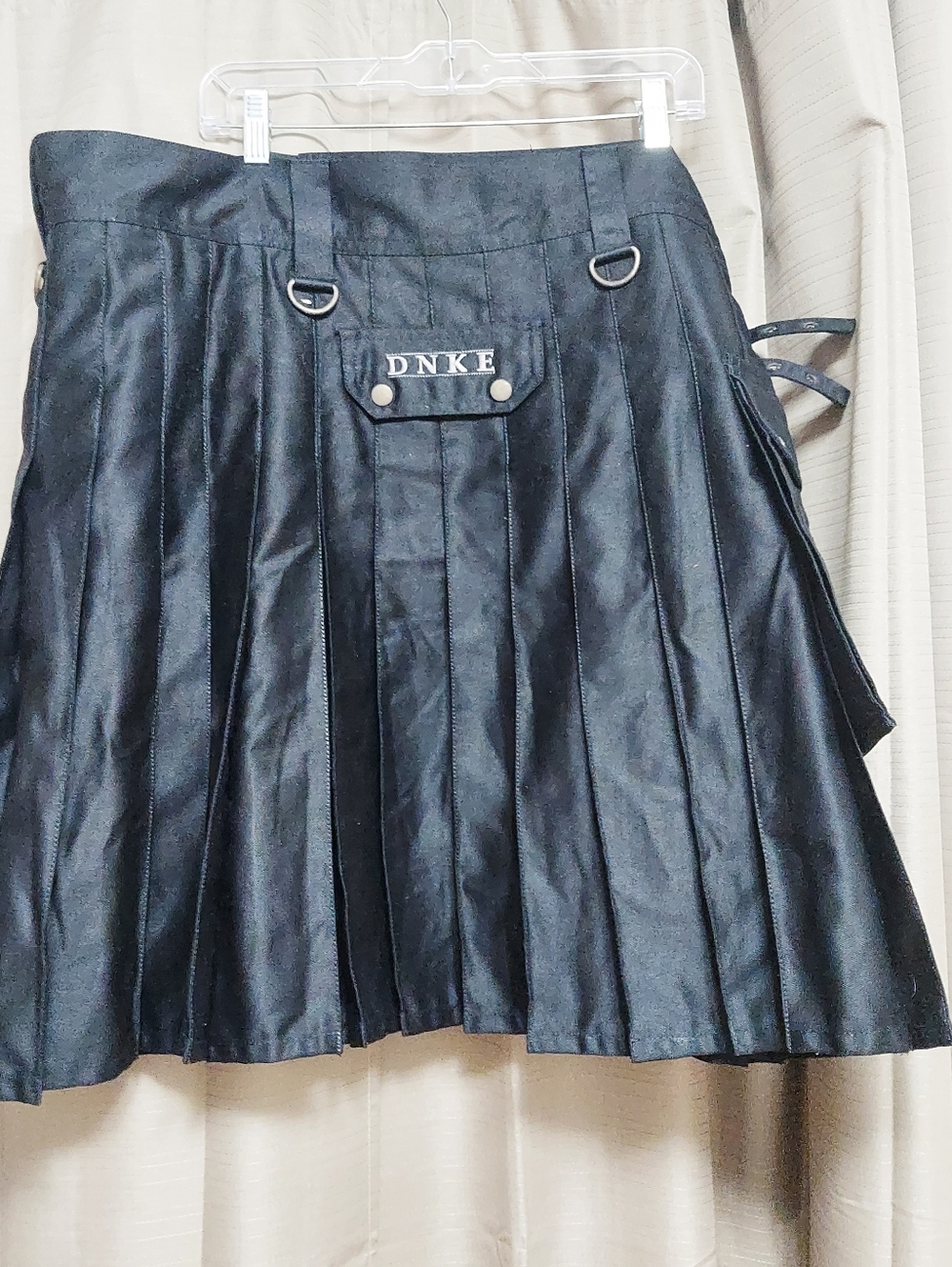 Damn Near Kilt' Em Sport Utility Kilt & Add On Leather Side Bag Black XXL - Picture 4 of 13